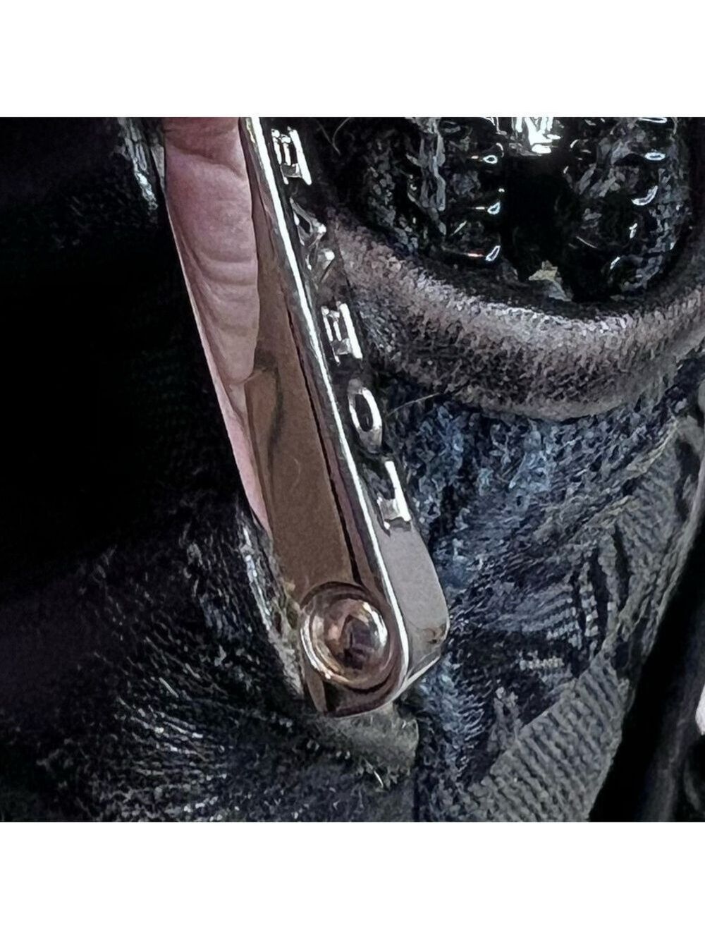 LOEWE ANAGRAM CROSSBODY BLACK/GREY BAG - Picture 11 of 15